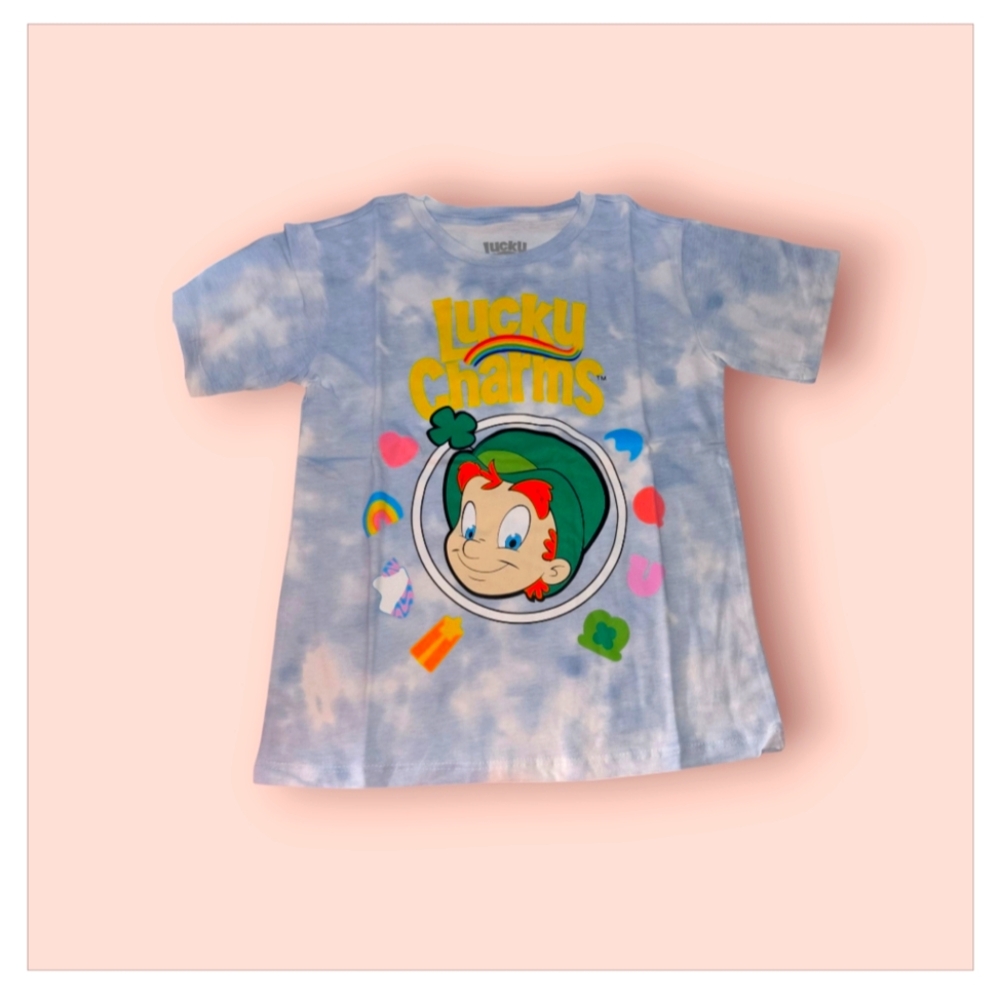Lucky Charm Tie-Dye T-Shirt - Blue